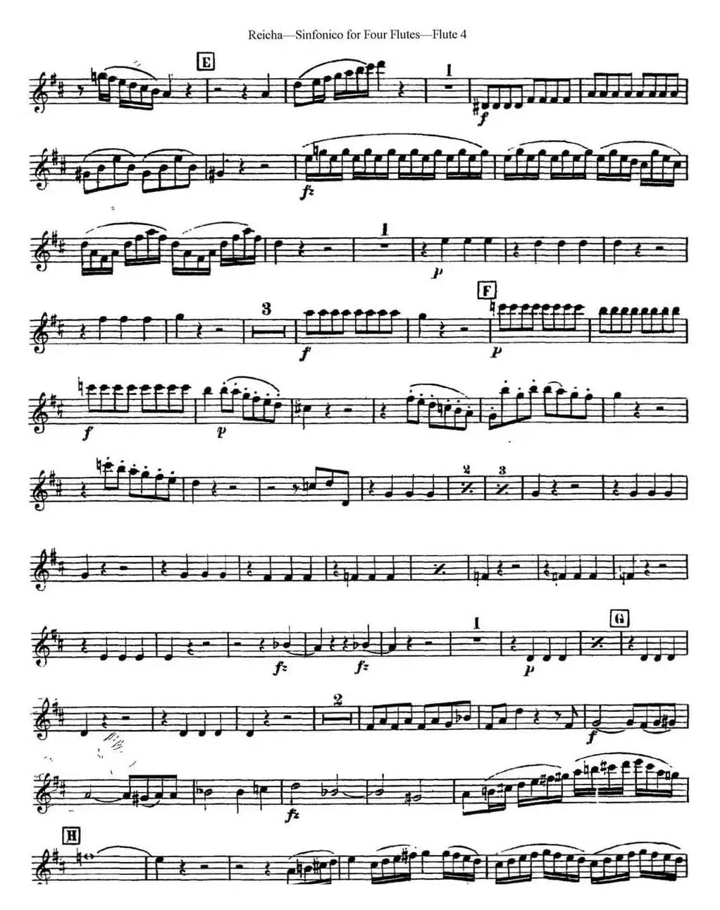 瑞查长笛四重奏（Flute 3）