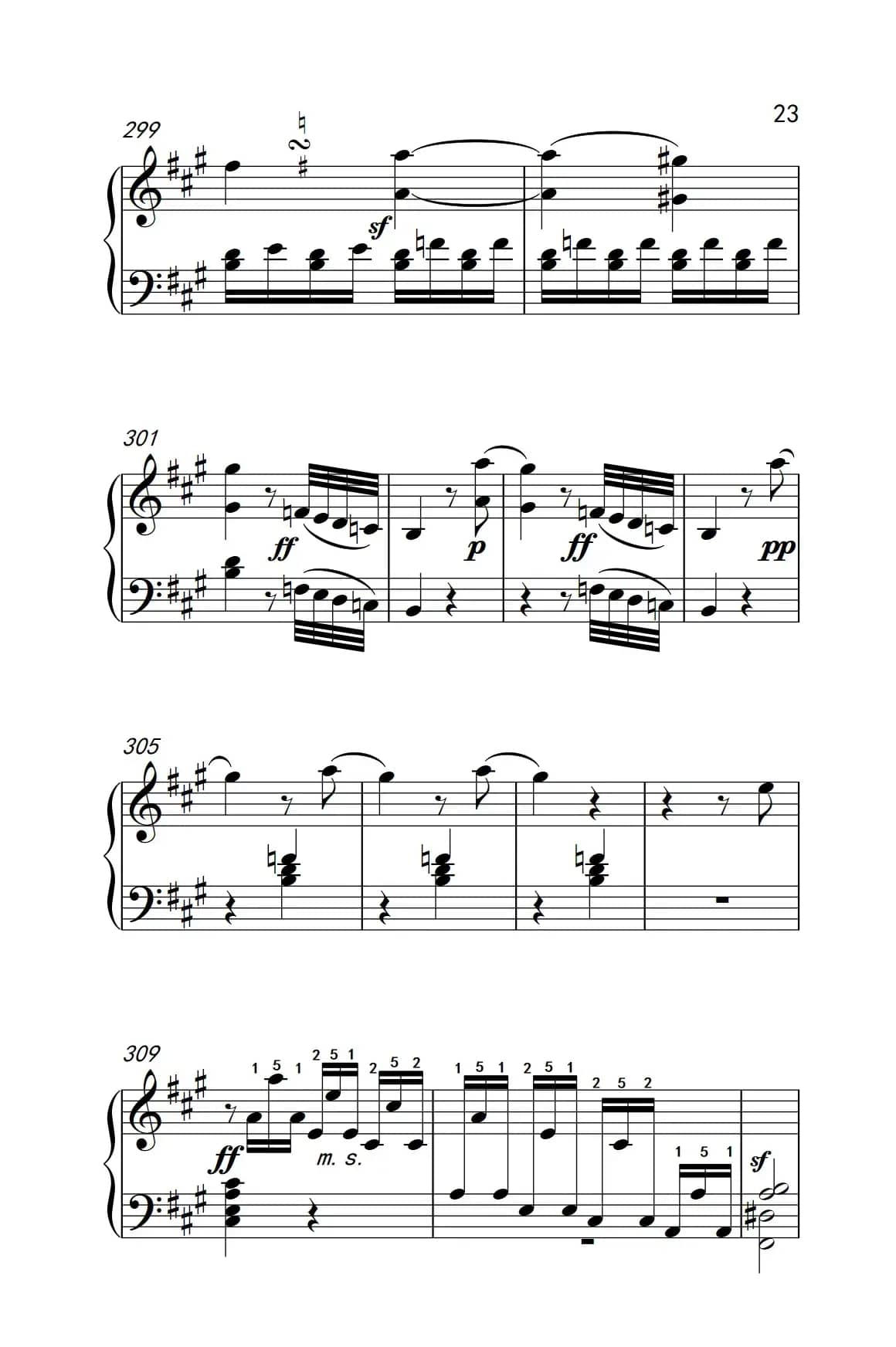 奏鸣曲 Opus 2 Nr.2 第一乐章（贝多芬奏鸣曲集 1）