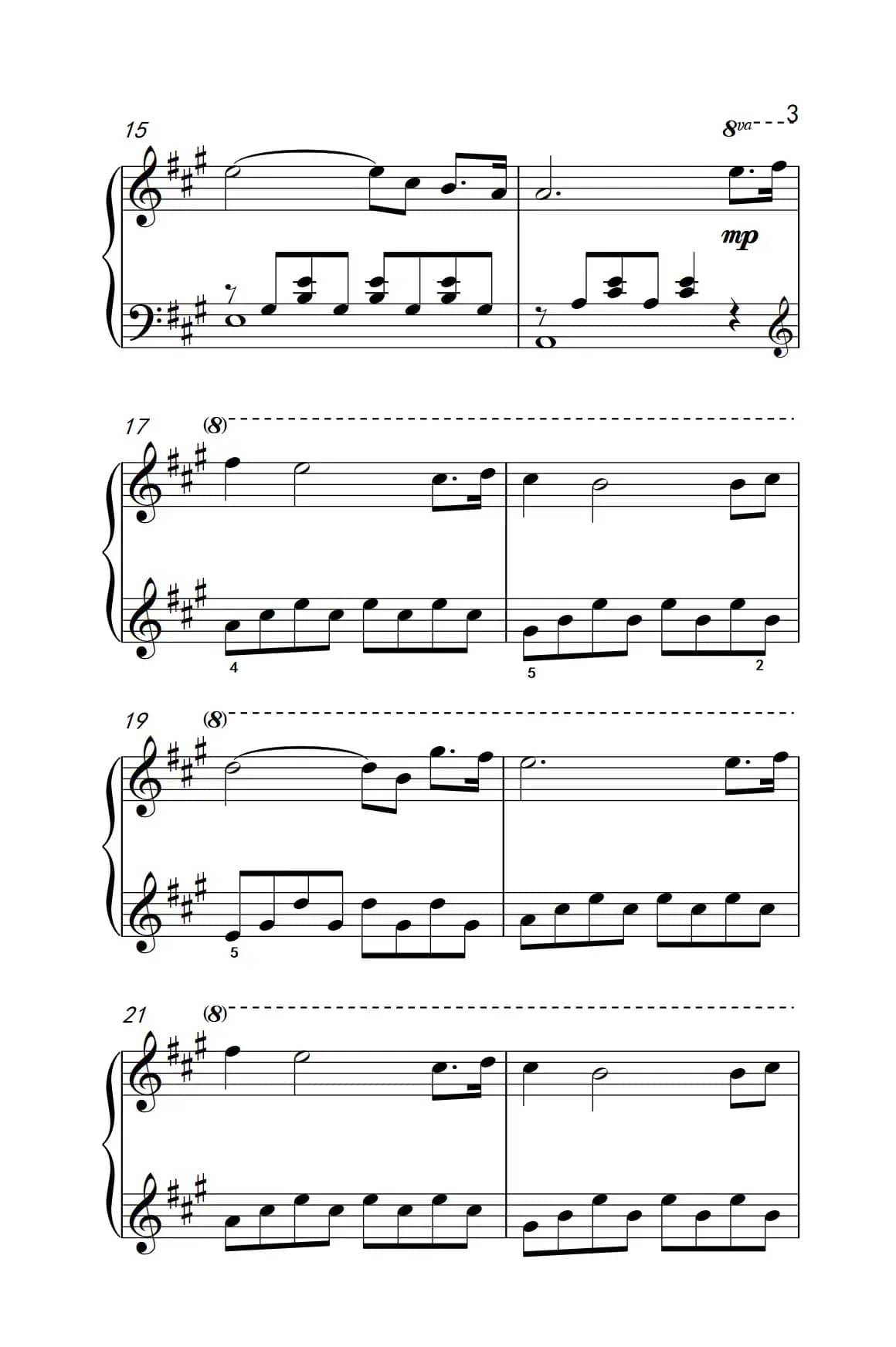 小小少年（《弹吧音教》制谱）