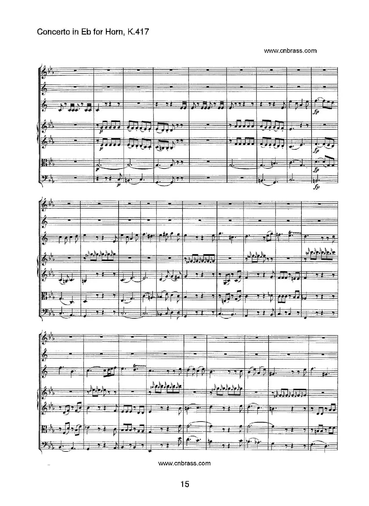 圆号协奏曲（作品K417）