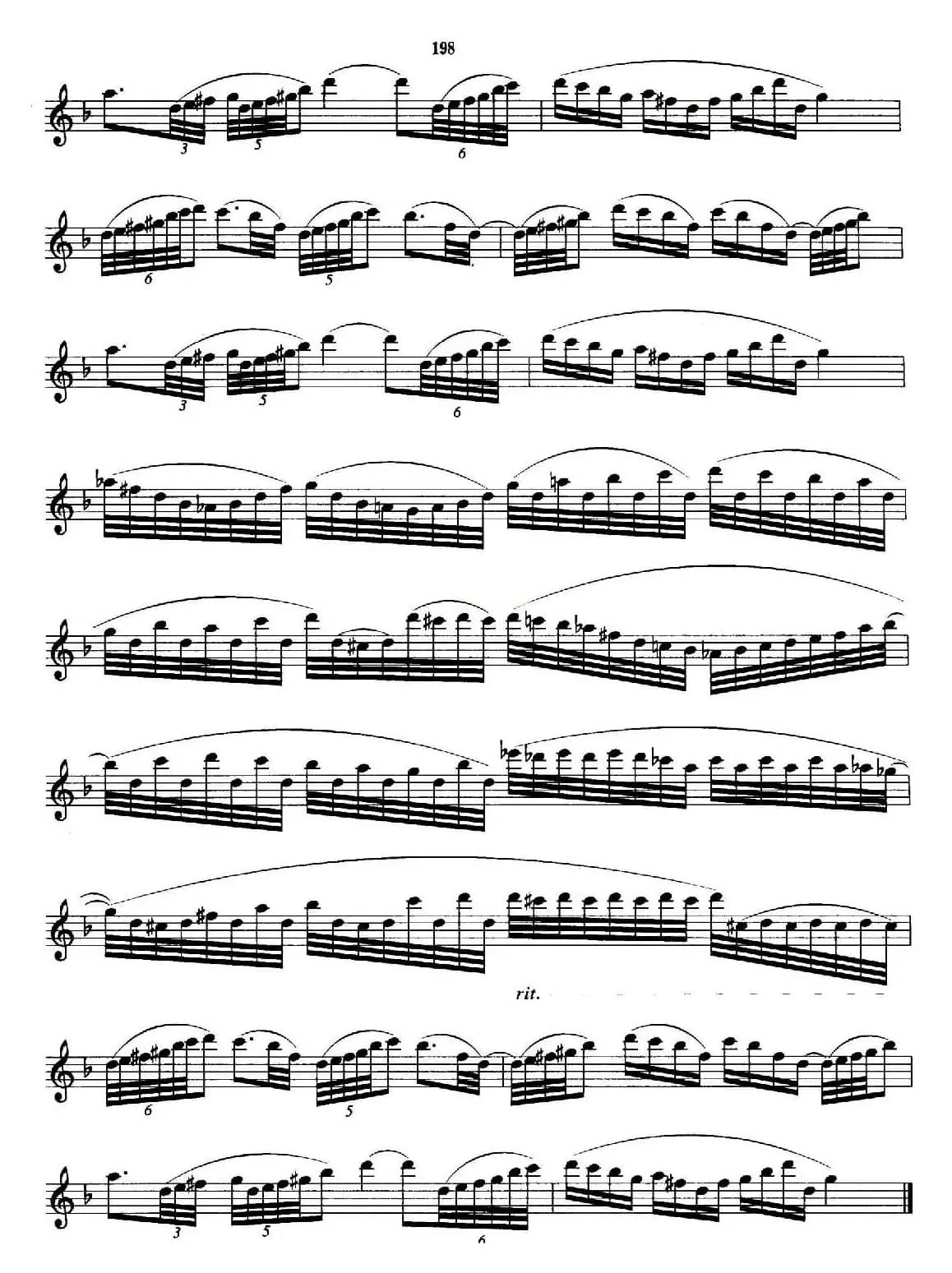 萨克斯管业余考级九级练习曲第一首