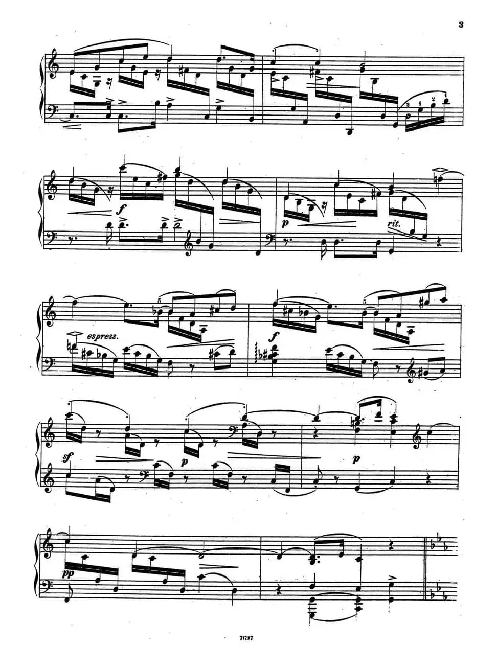 Nachtstücke Op·28（4首夜曲·1）