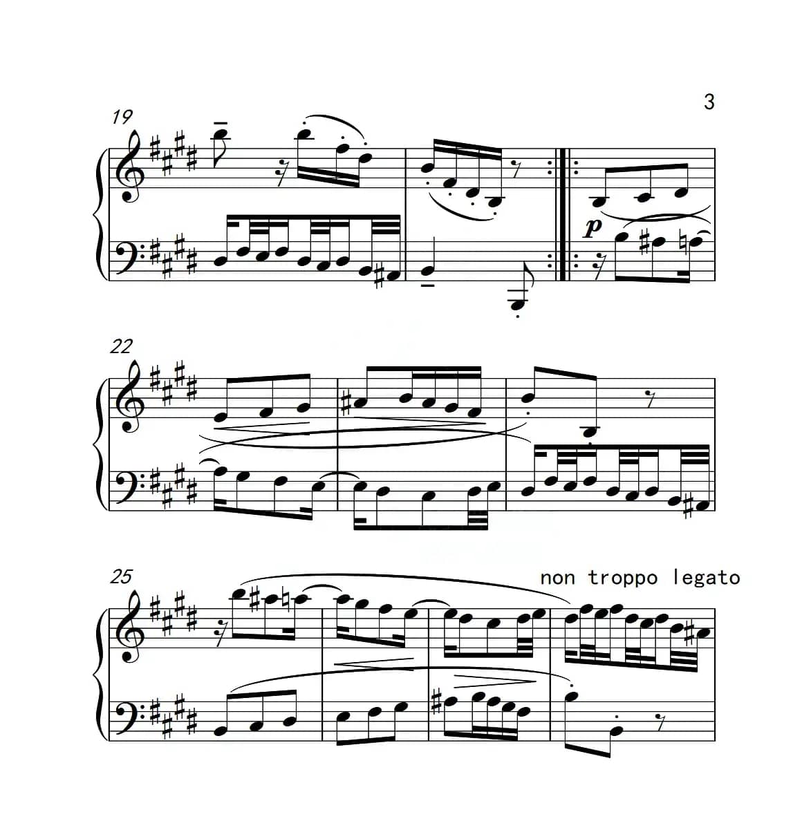 第六级A组 二部创意曲（中国音乐学院钢琴考级作品1~6级）