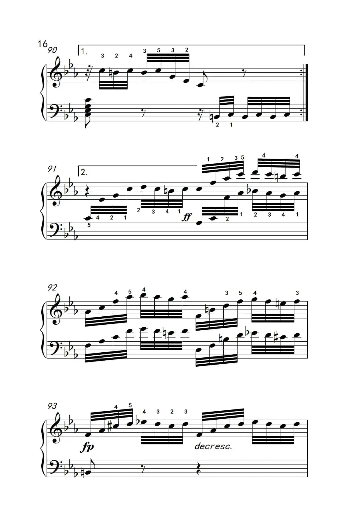 奏鸣曲 Opus 7 第四乐章（贝多芬奏鸣曲集 2）