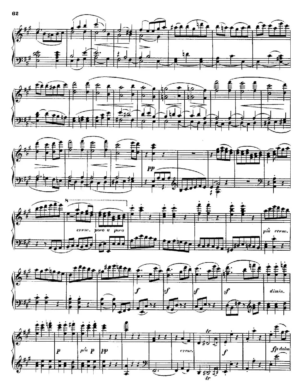 String Quartet No.15 in a Minor Op.132（a小调第十五弦乐四重奏·钢琴独奏版）