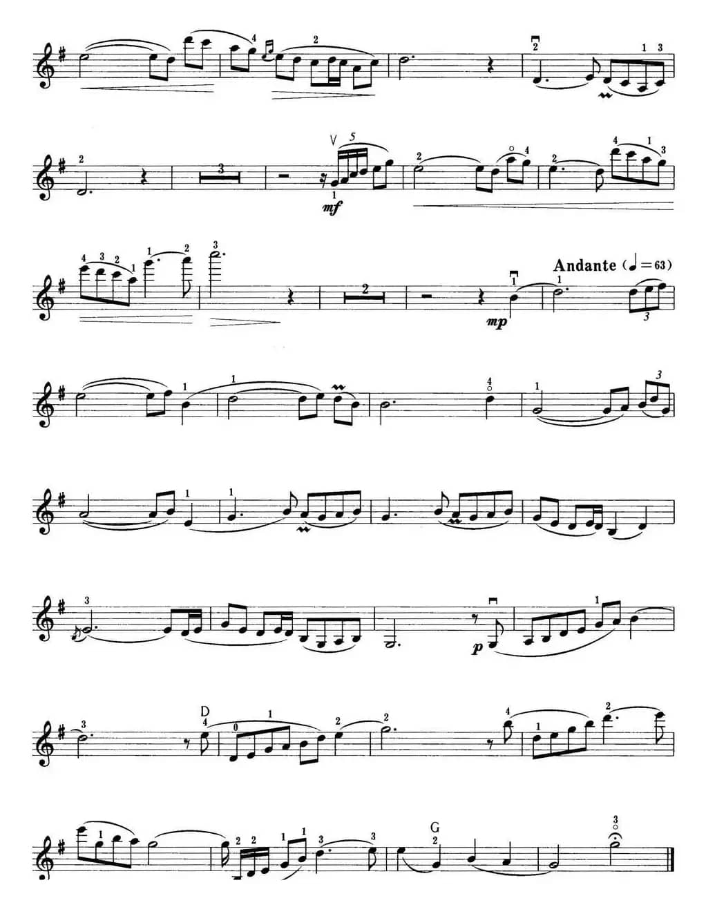 小提琴考级第五级：中国乐曲（6首）