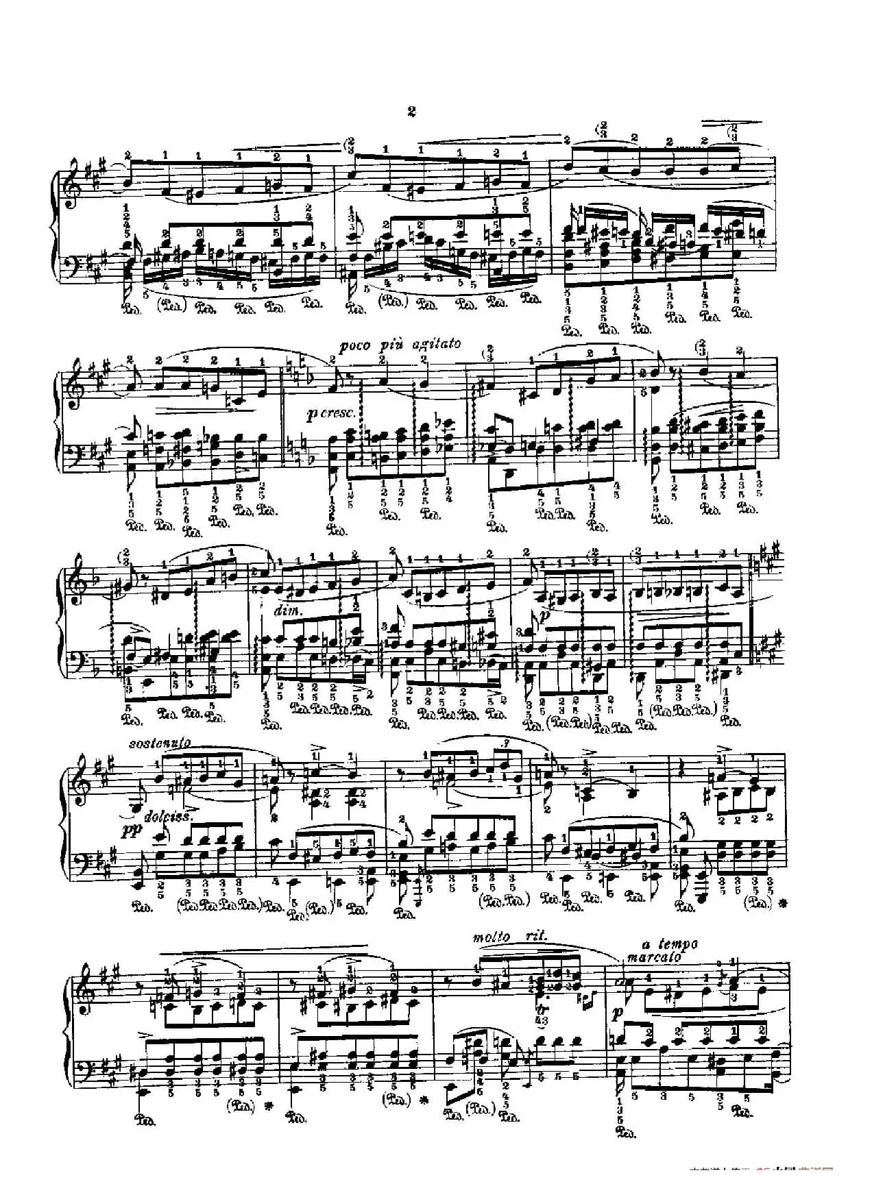 53首以肖邦练习曲为素材而作的练习曲（No.21）