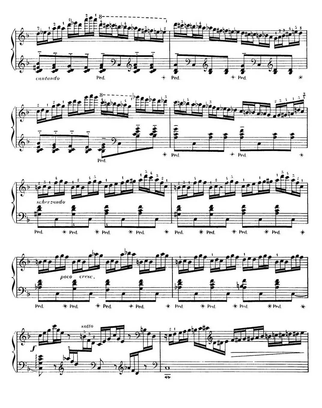 15 Etudes de Virtuosité Op.72 No.6（十五首钢琴练习曲之六）