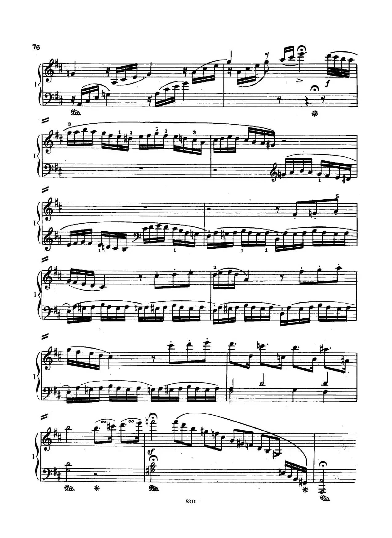 Concerto no 5 K 175 - 2 Piano（Ⅰ）