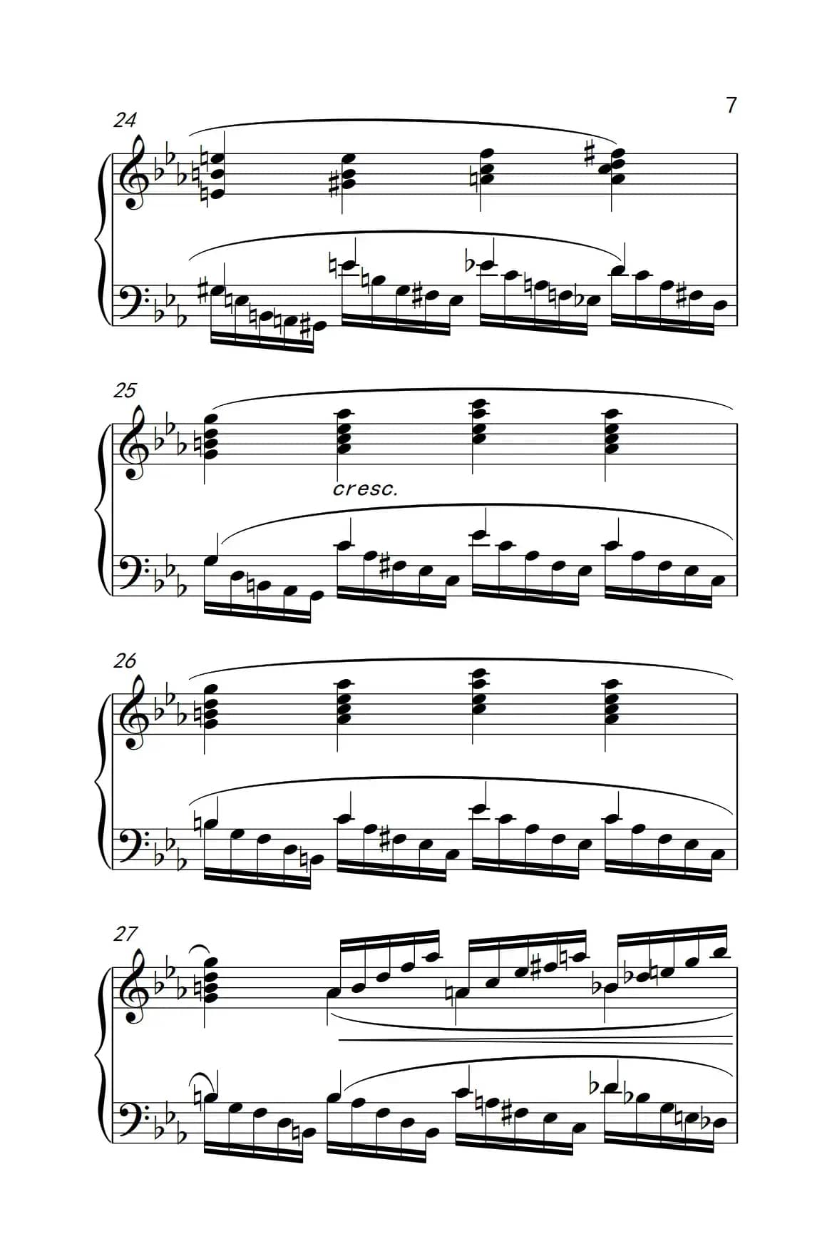 莫什科夫斯基 钢琴练习曲（第十四首）