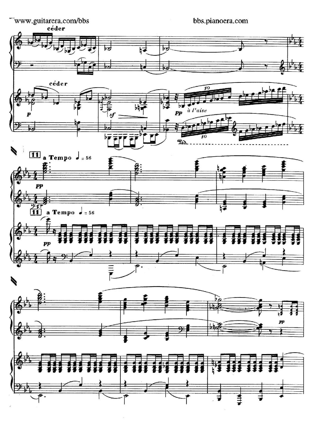 Piano Concerto in c-sharp Minor(升c小调钢琴协奏曲·第二乐章)