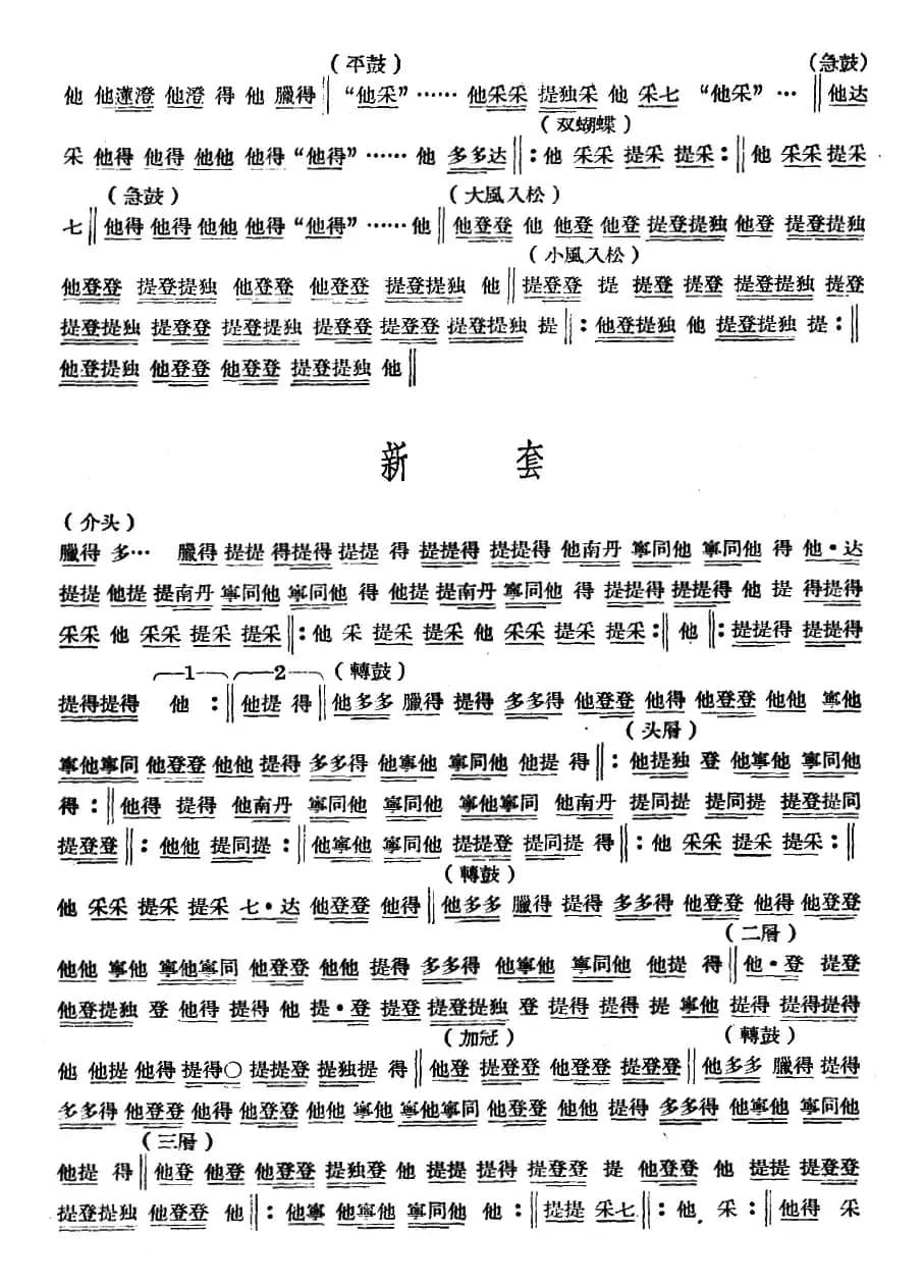 十番音乐：击乐