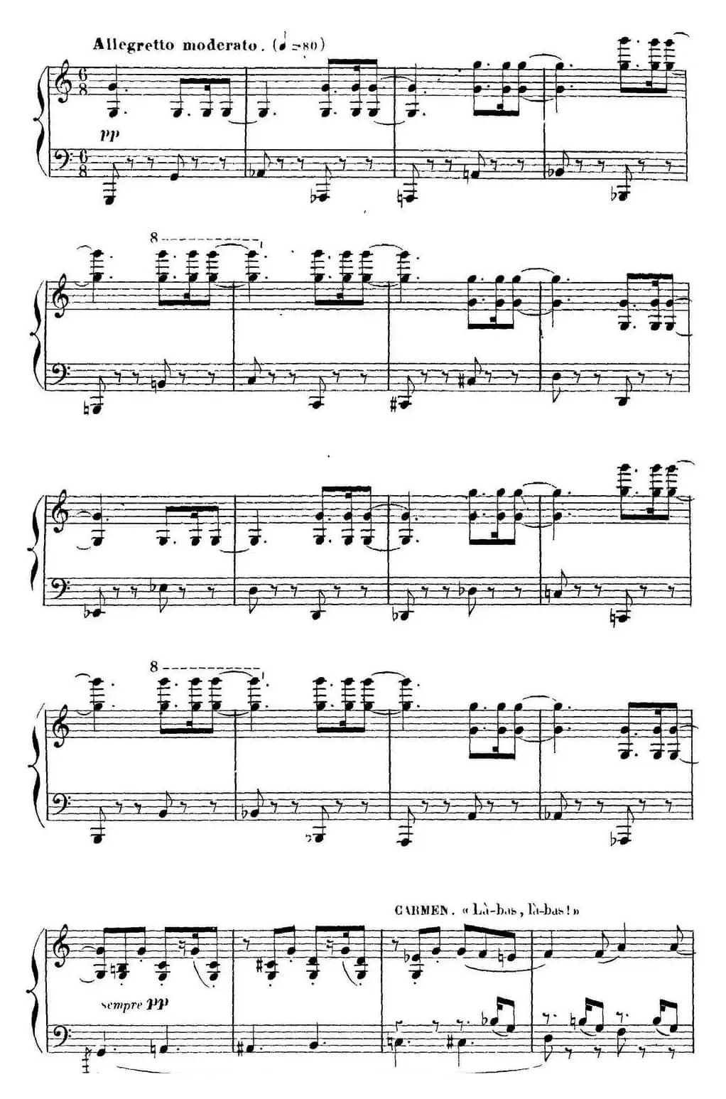 Carmen for Solo Piano（卡门全剧钢琴独奏版）（No.16）