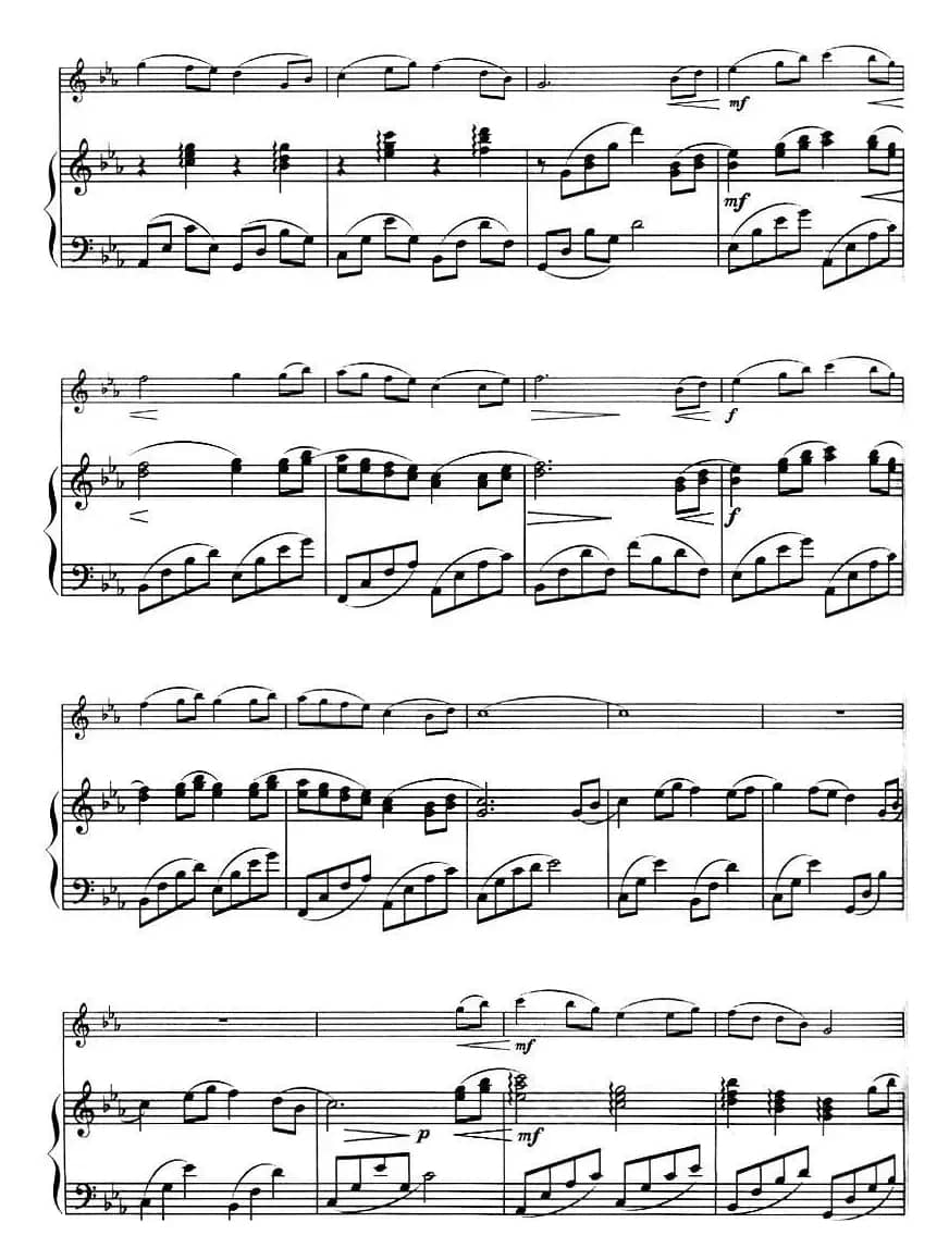 神秘园——挽歌（ELEQIE、小提琴+钢琴伴奏）