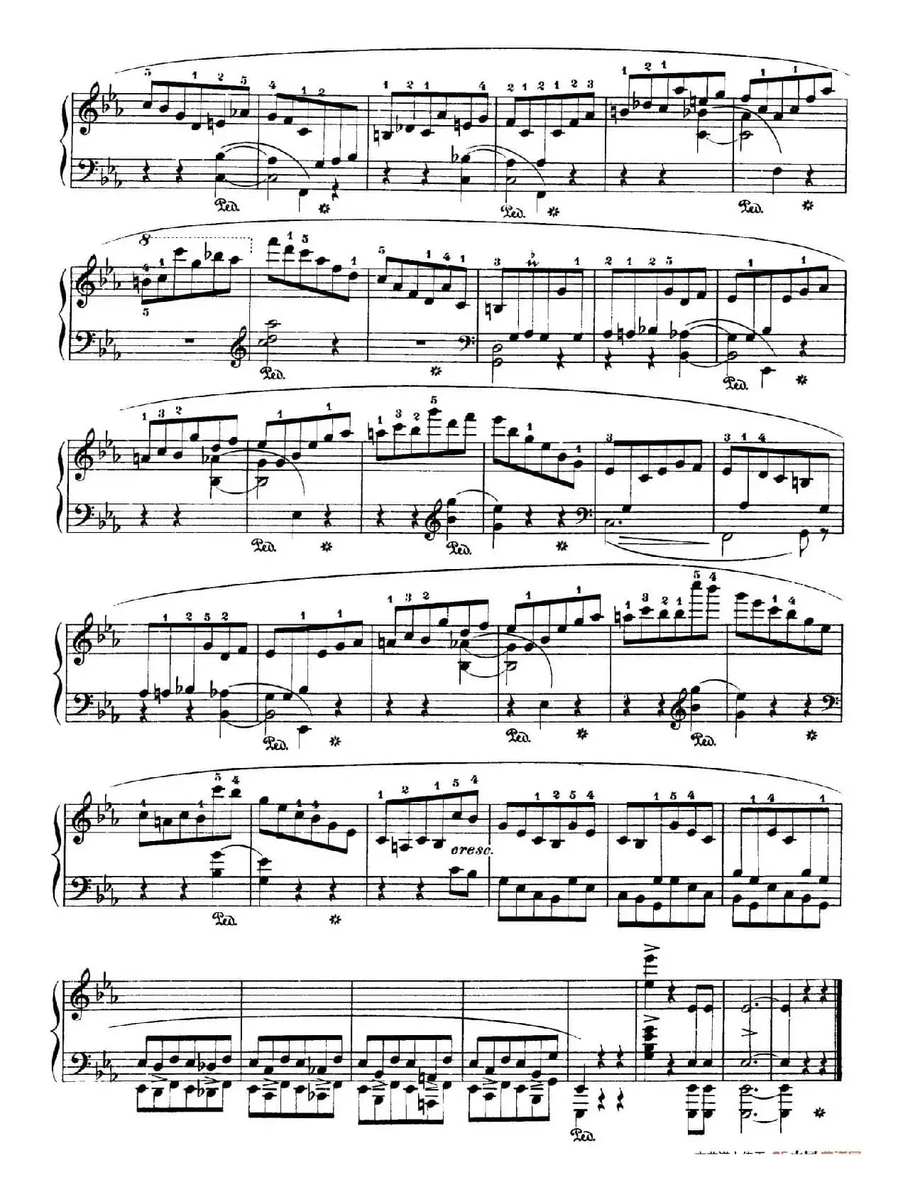 Piano Sonata No.3 in b Minor Op.58（b小调第三钢琴奏鸣曲·第二乐章）