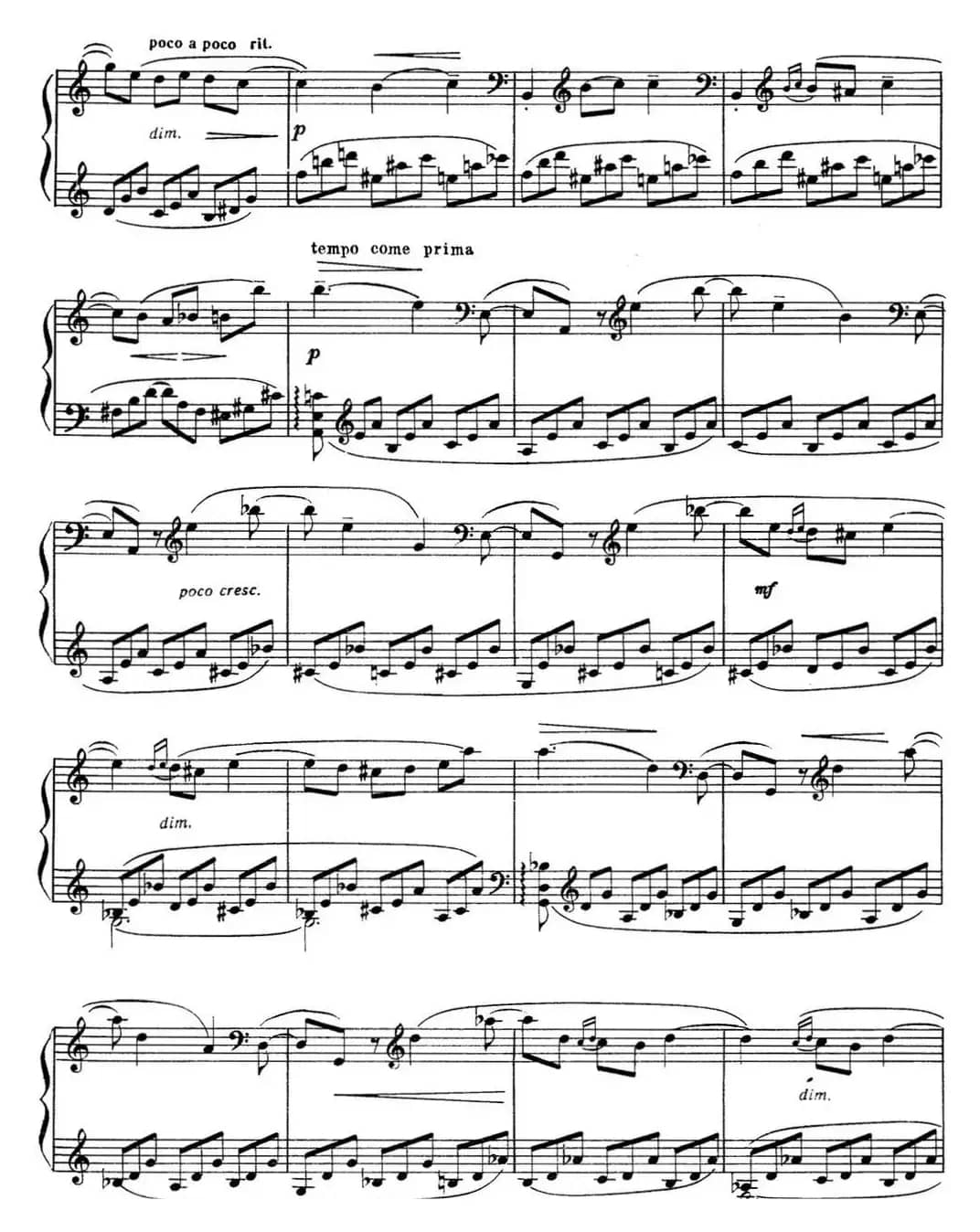 拉赫玛尼诺夫 音画练习曲10或11 Etudes tableaux Op.39 No.2