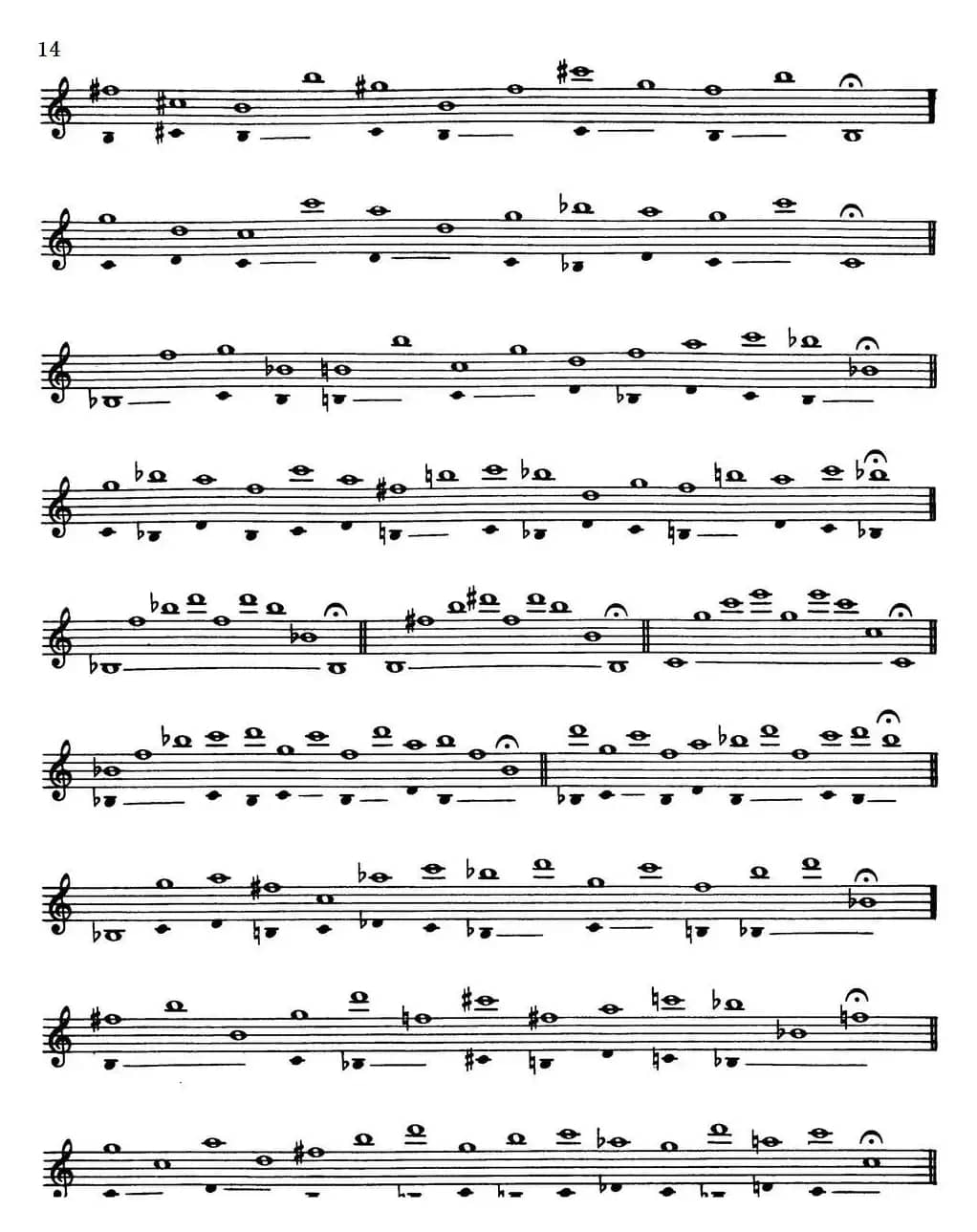 Top Tones For Sax（Methode）（萨克斯大小调音阶练习）