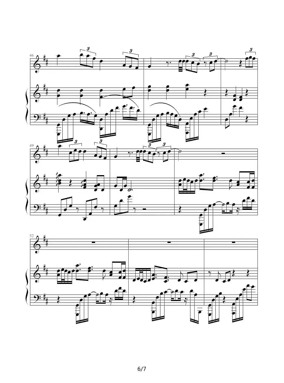 Now that she'e gone（钢琴伴奏谱）