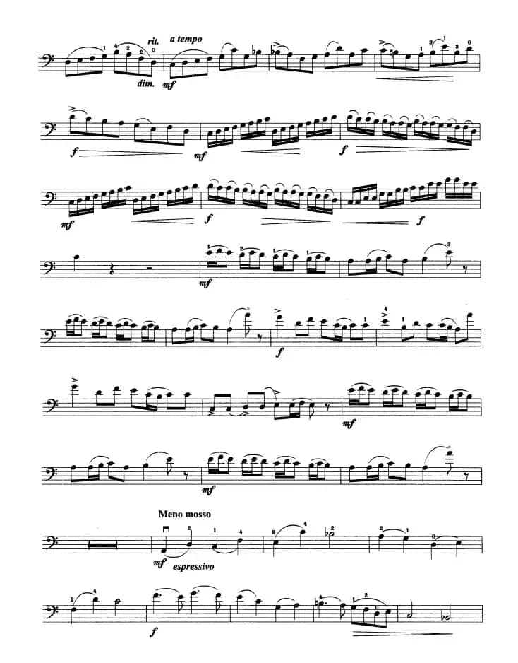 大提琴考级教程·第六级（大提琴）