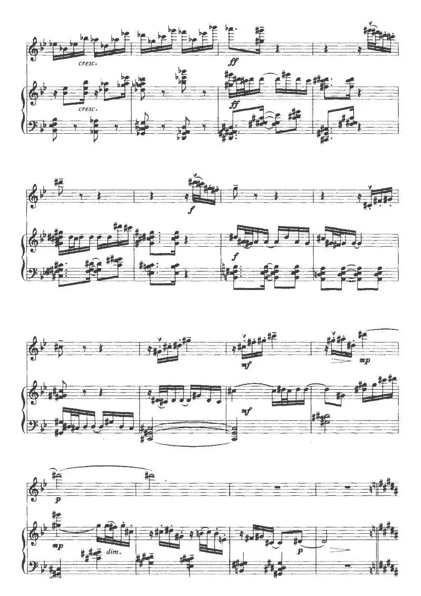 春天锣鼓（小提琴+钢琴）