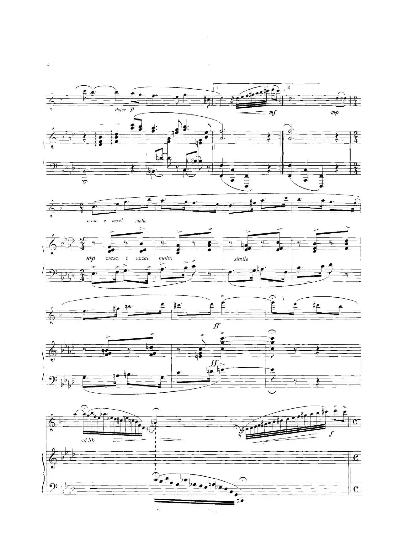 Pequena Czarda（小查尔达什）（萨克斯+钢琴伴奏）