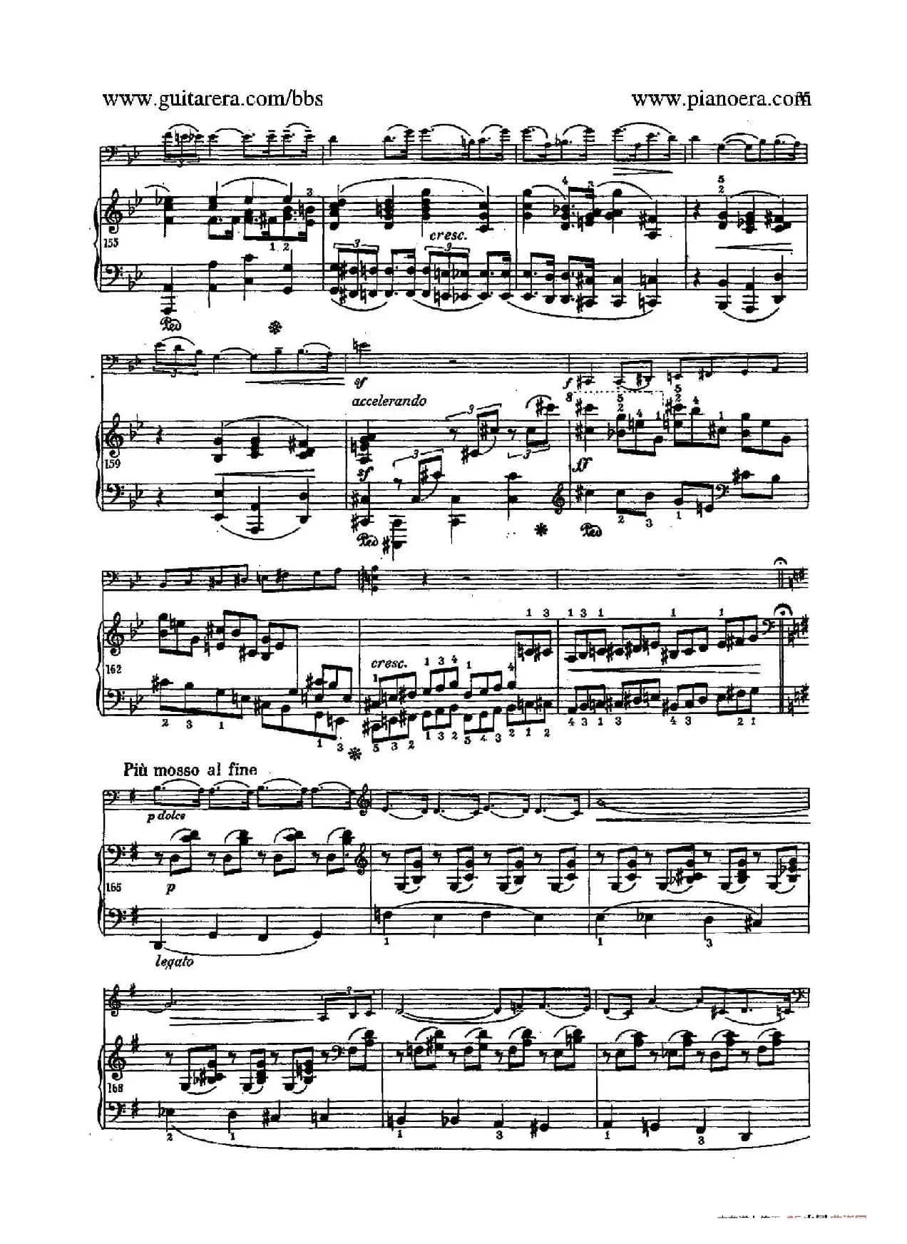 Sonata for Cello and Piano in g Minor Op.65（g小调大提琴奏鸣曲·大提琴+钢琴）