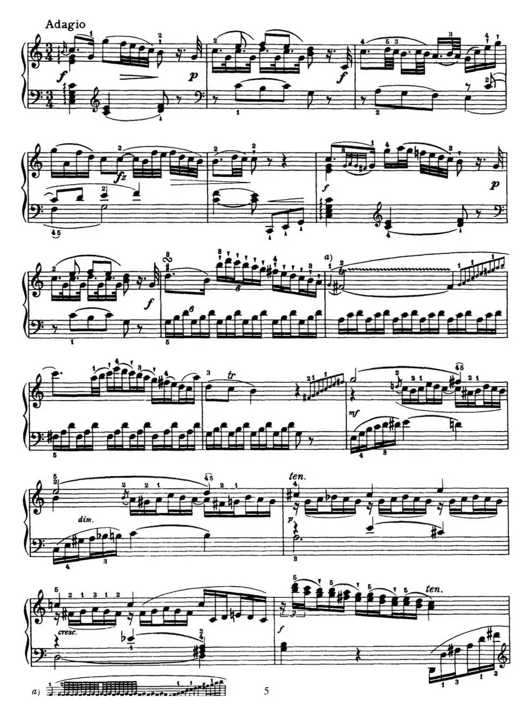 海顿 钢琴奏鸣曲 Hob XVI 39 in G major