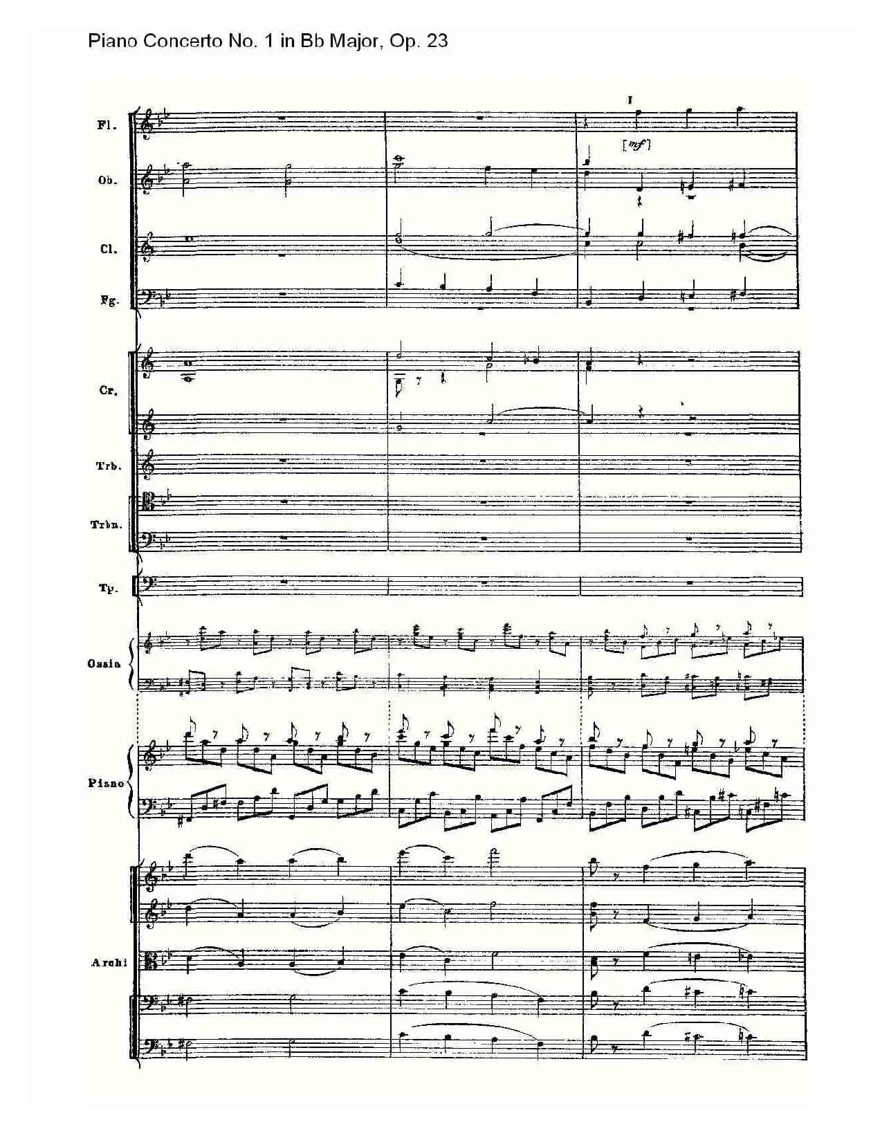 Bb大调第一钢琴协奏曲,Op.23第一乐章第二部（二）