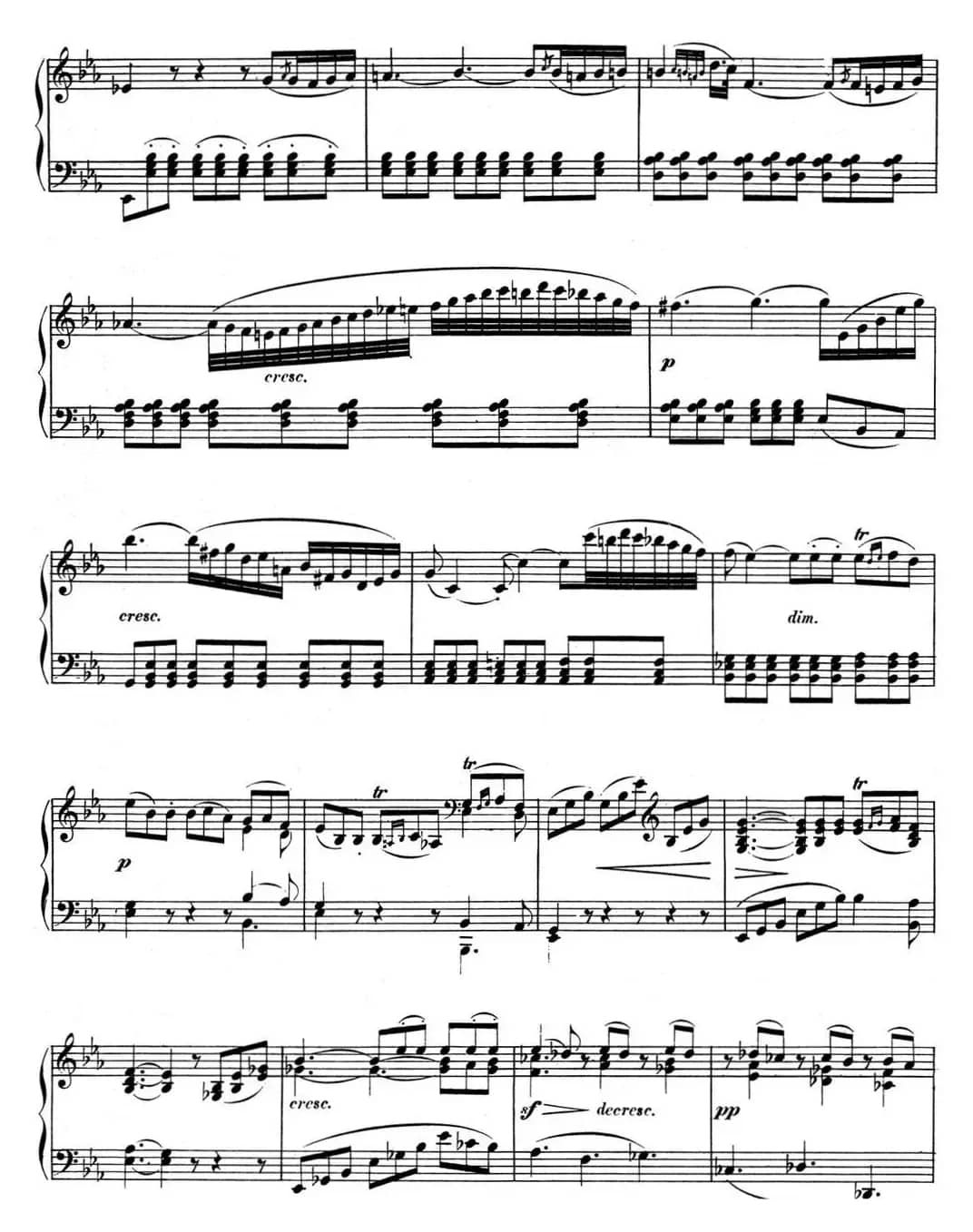 贝多芬钢琴奏鸣曲11 降B大调 Op.22 B-flat major