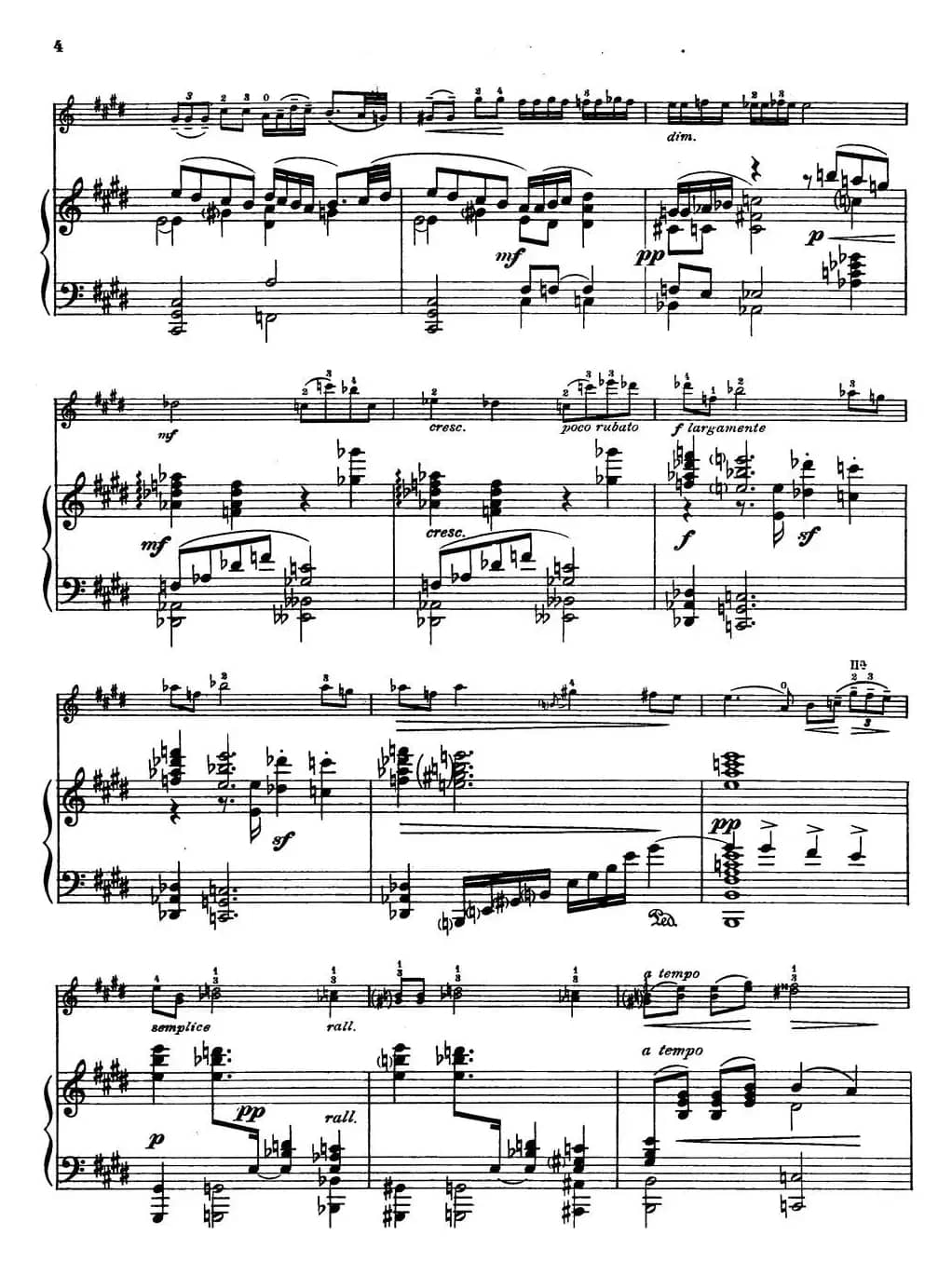 Romance（Mischa Elman作曲版、小提琴+钢琴伴奏）