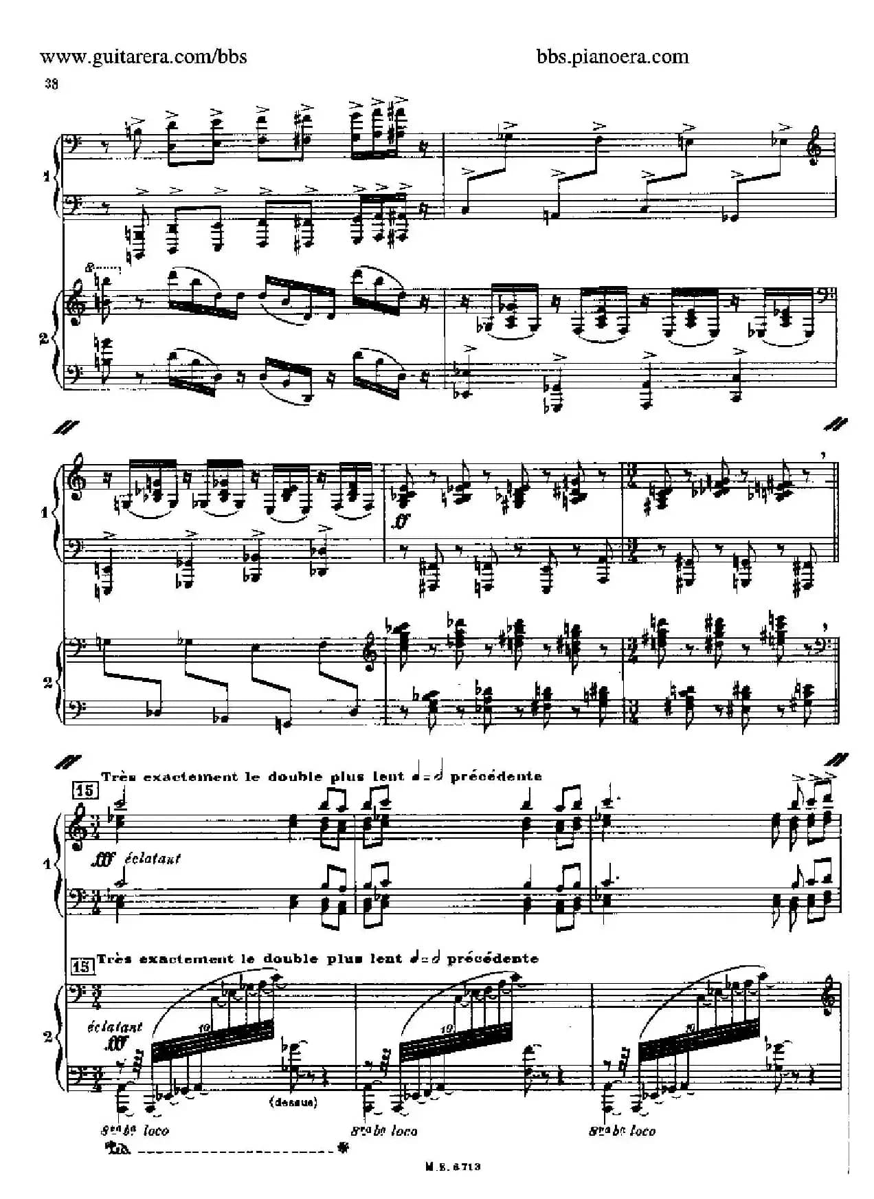 Sonata for Two Pianos（双钢琴奏鸣曲）