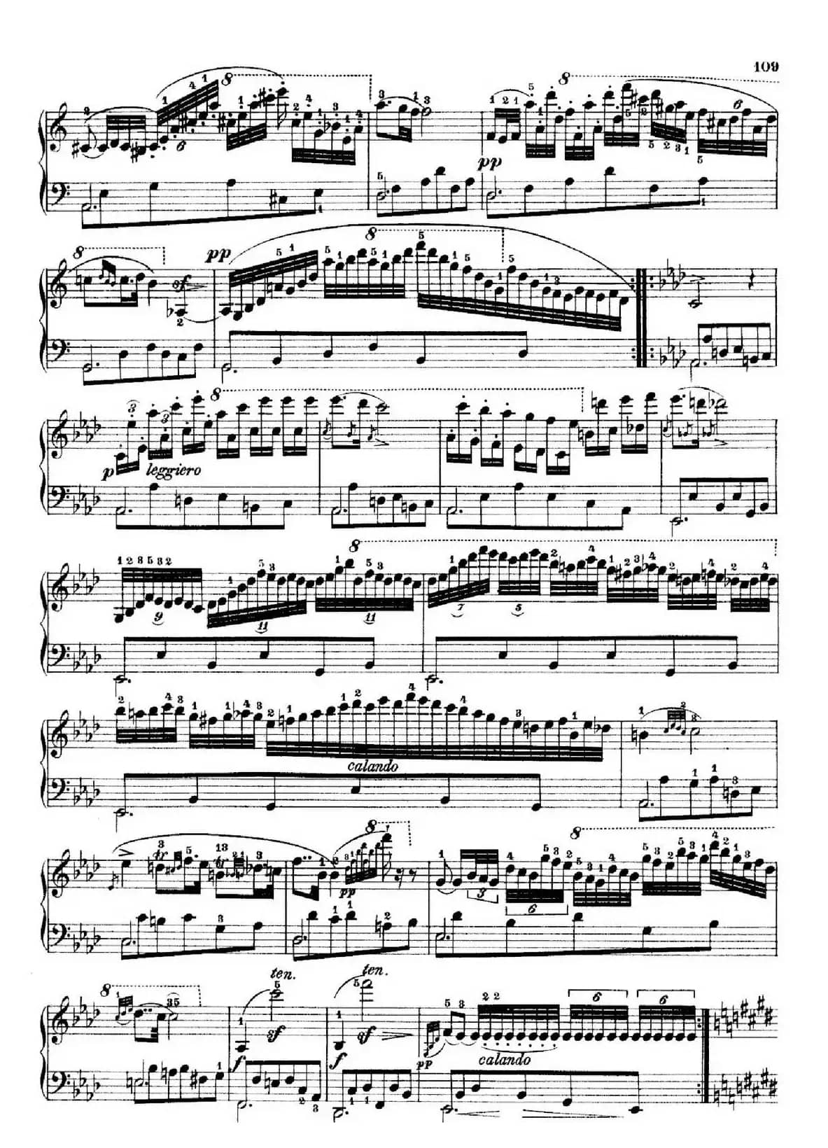 School of the Virtuoso Op.365（60首钢琴高级练习曲·47）