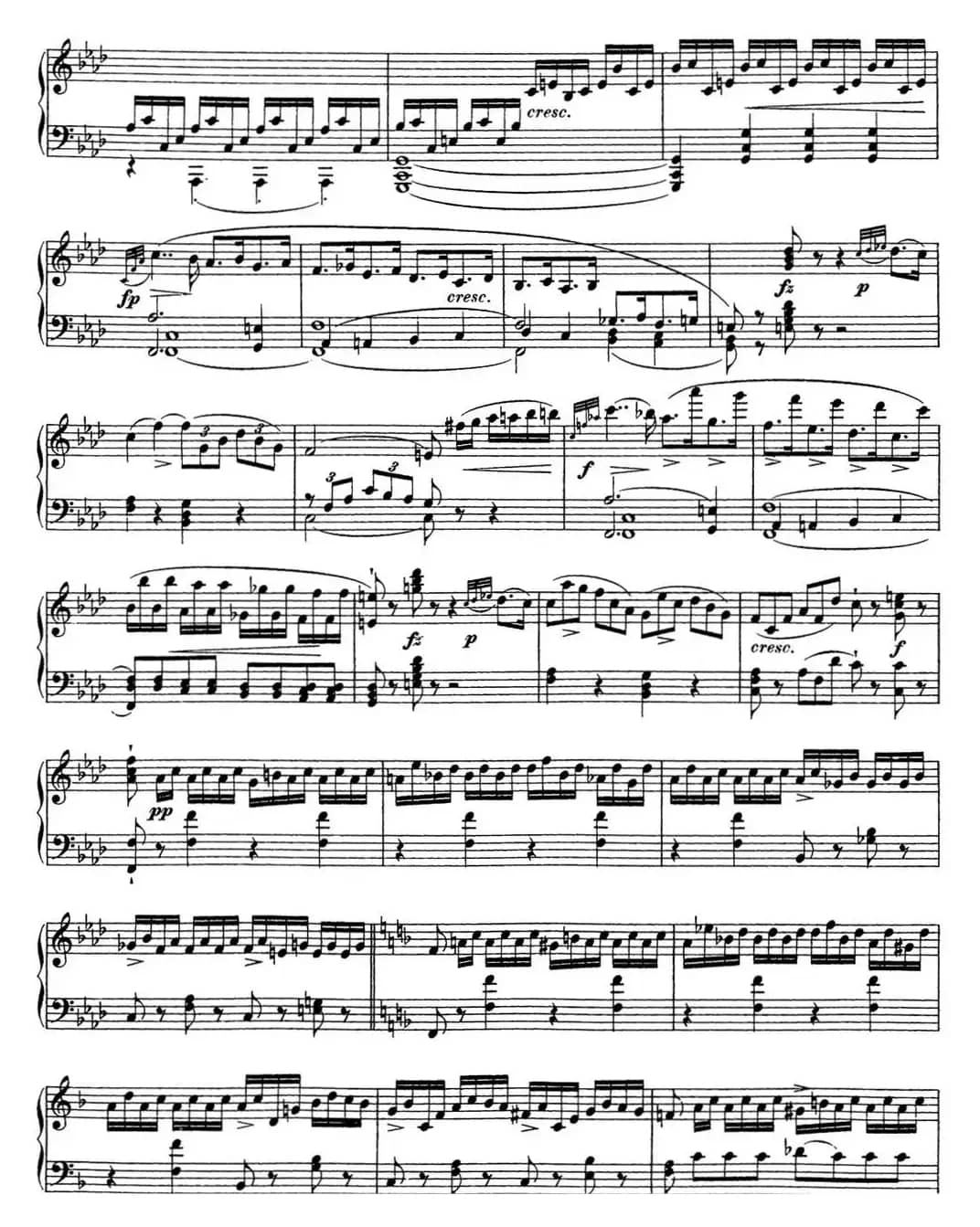 舒伯特f小调即兴曲D.935，Op.142（NO.1）