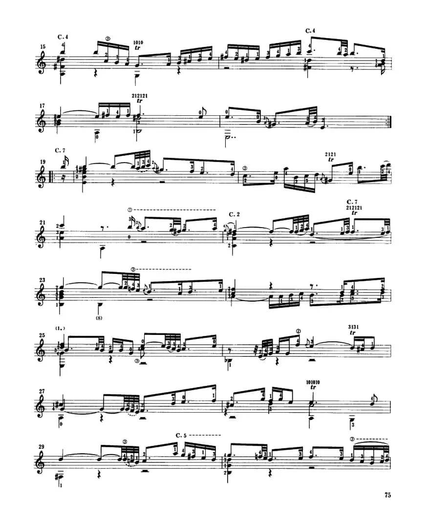 第三鲁特琴组曲（古典吉他）