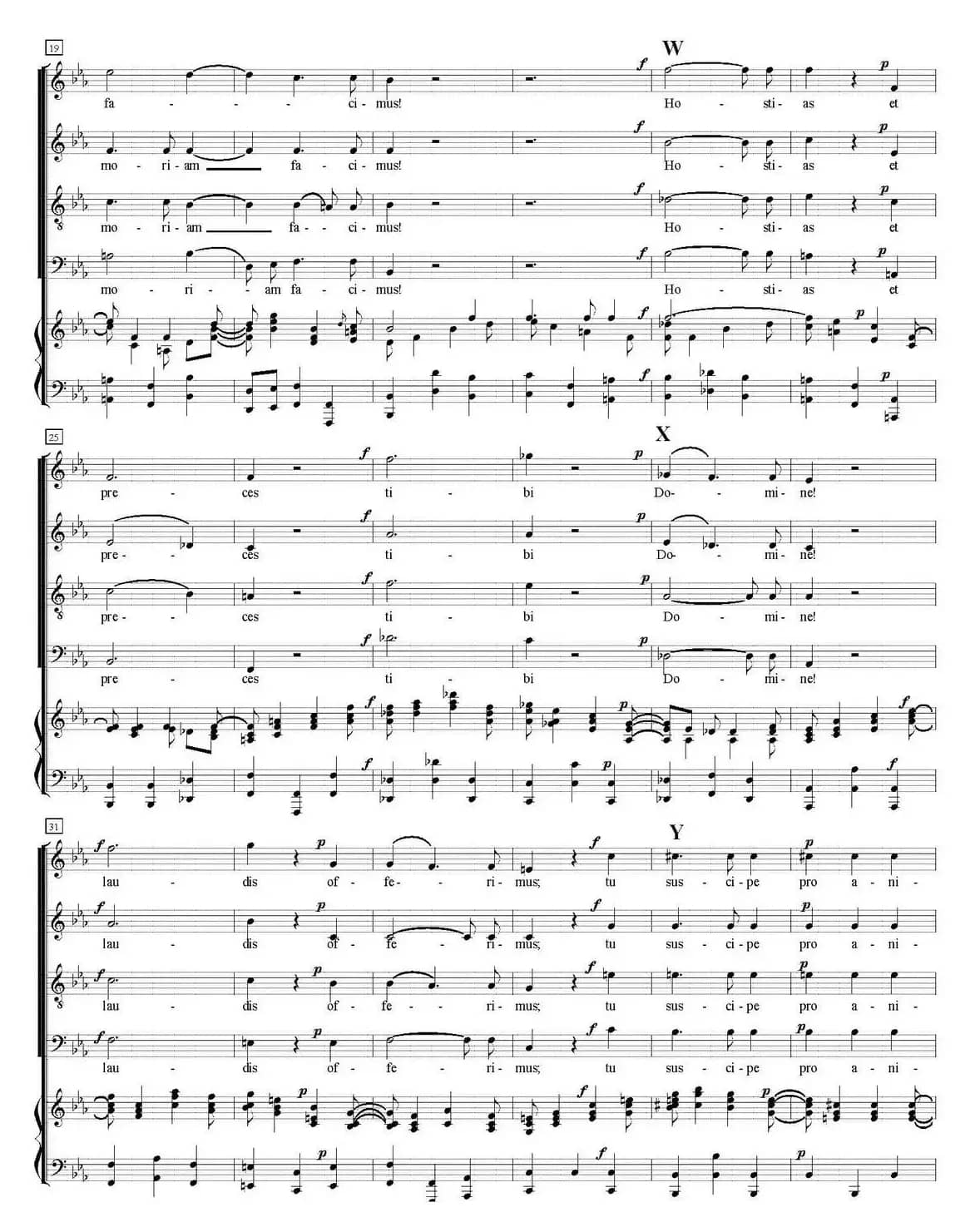 N°9 Hostias（萨克斯四重奏+钢琴伴奏）