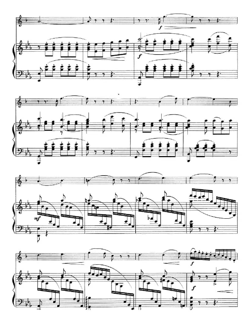 音乐会回旋曲（小号+钢琴伴奏）