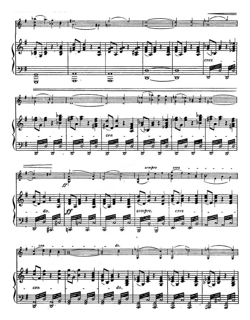 LEGENDE Op.17（传奇）（小提琴+钢琴伴奏）