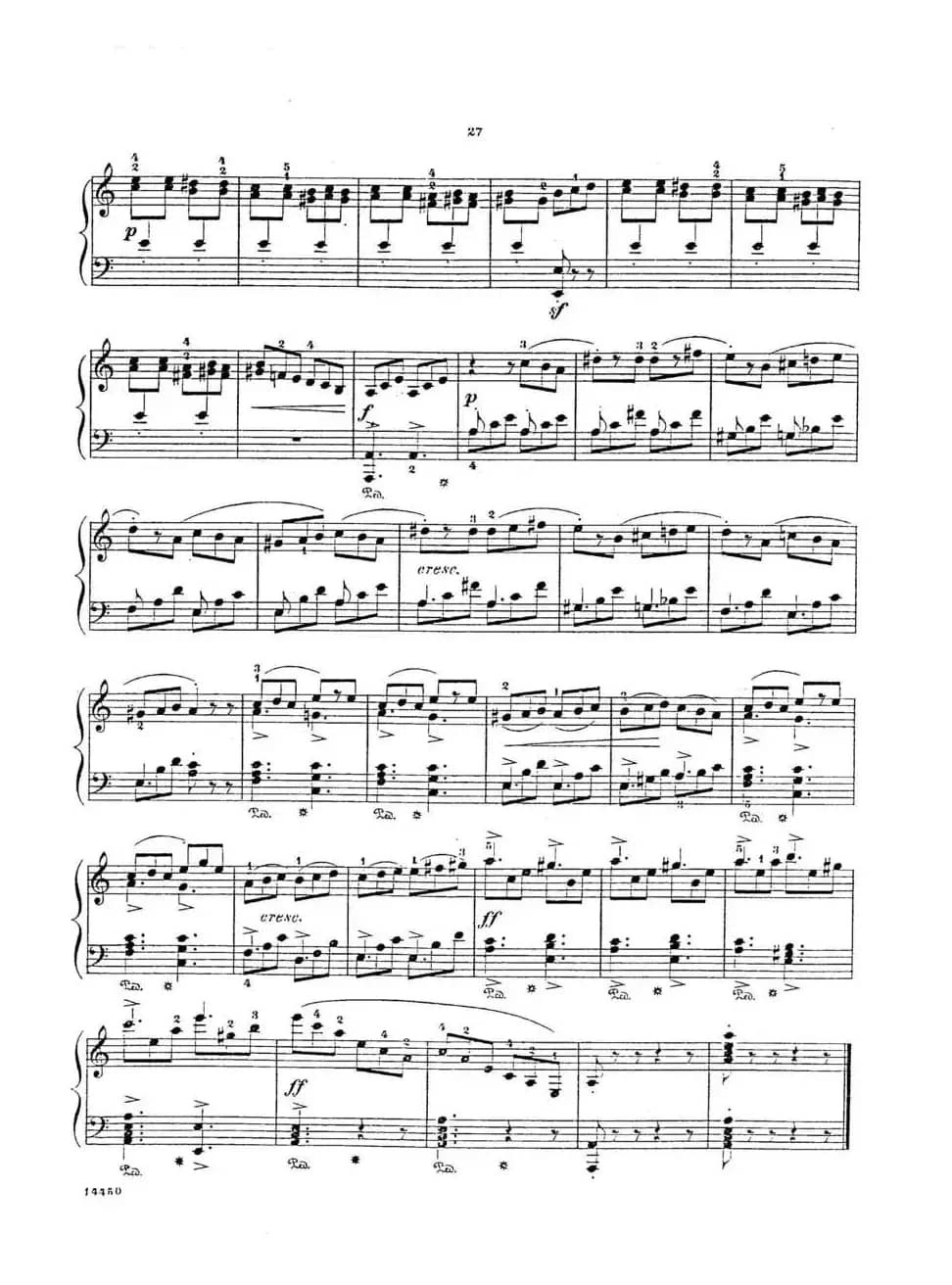 Album f the Young Op·62（12· 塔兰泰拉 Tarentelle，a小调）