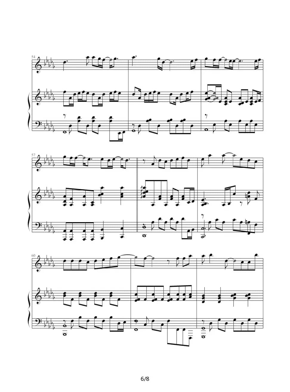 枫（伴奏谱、05895464 记谱制谱版）