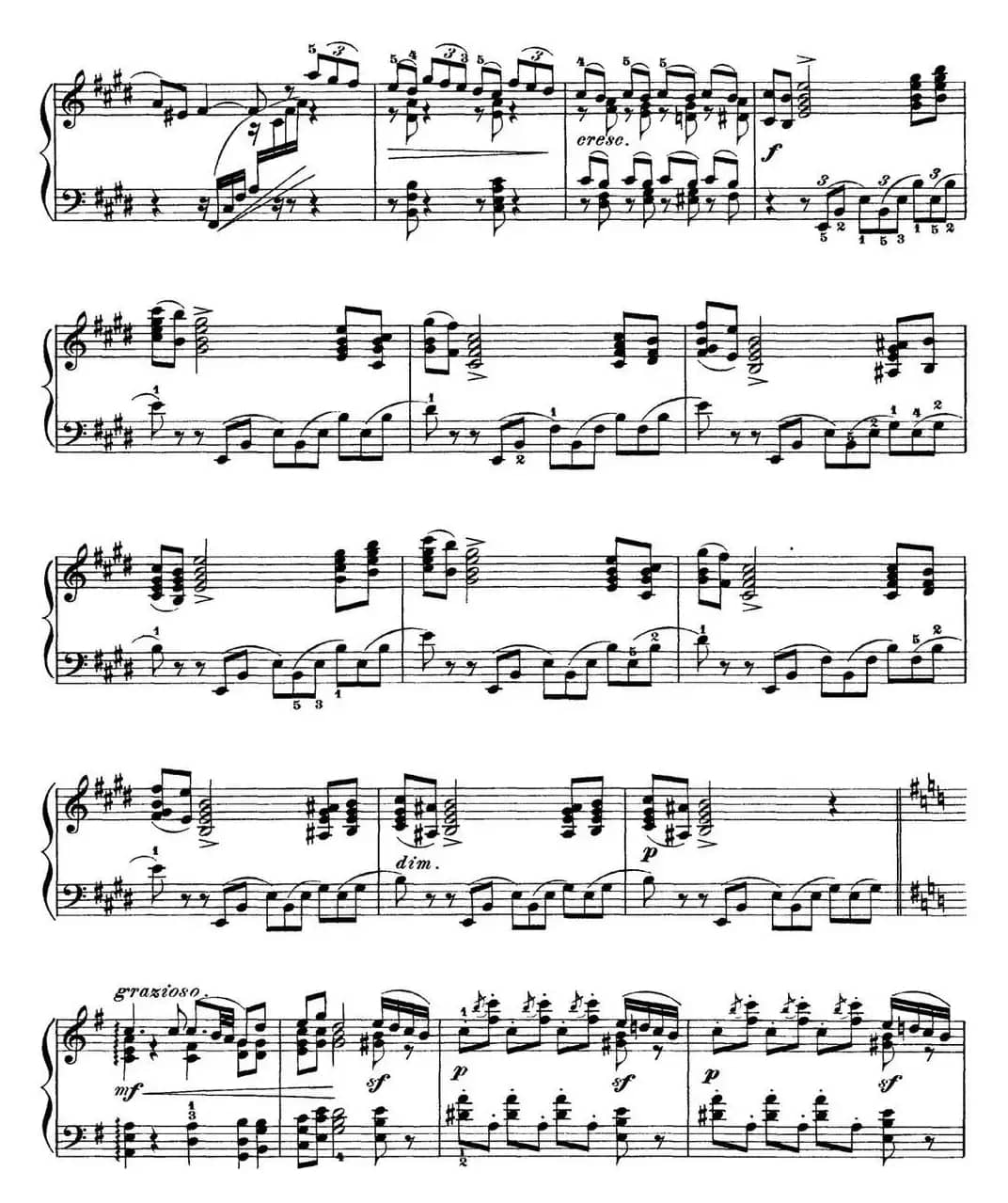 柴可夫斯基 四季 11月 在马车上 E大调 Troika E major