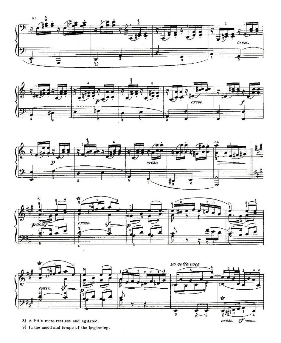 贝多芬钢琴小品（Bagatelles）（Op.33 之4）