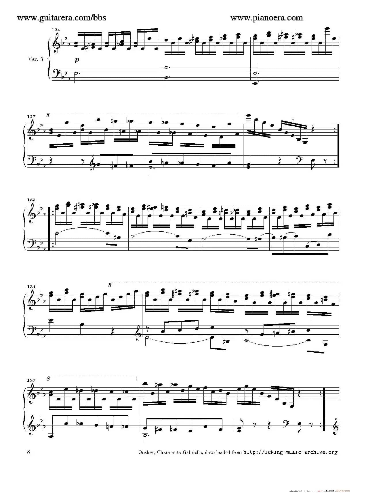 Variations in E-flat Major Op.12（降E大调变奏曲）