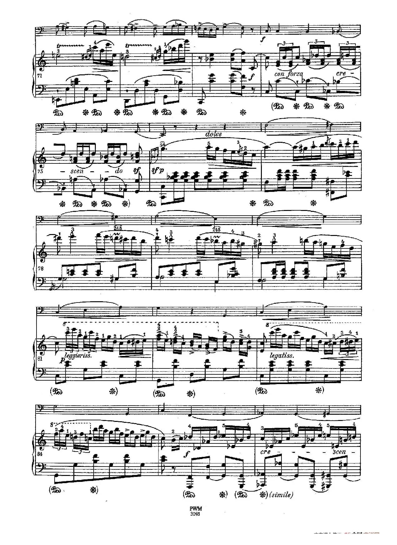 C大调引子与华丽的波兰舞曲（为大提琴与钢琴而作）