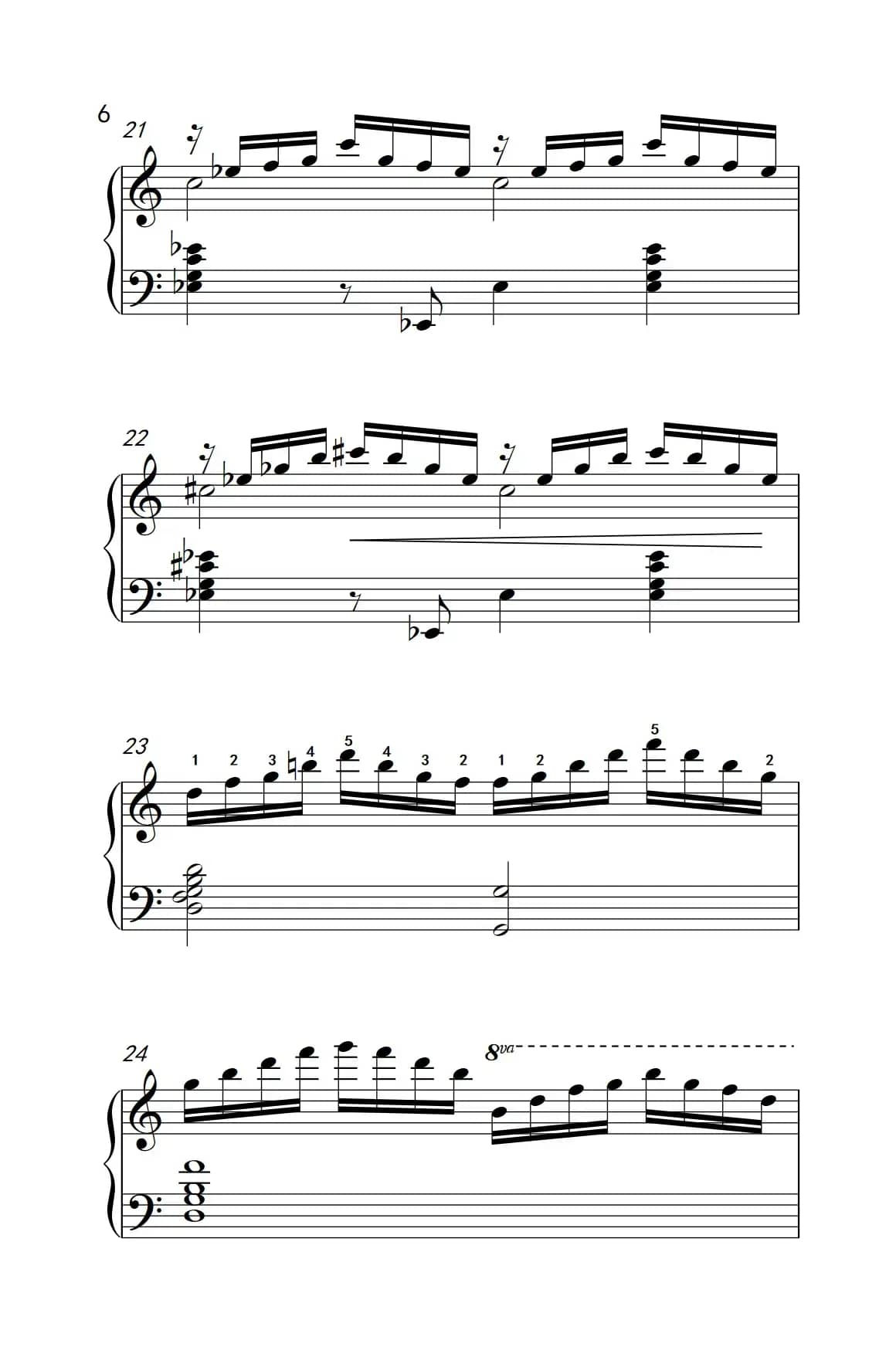 莫什科夫斯基 钢琴练习曲（第十首）