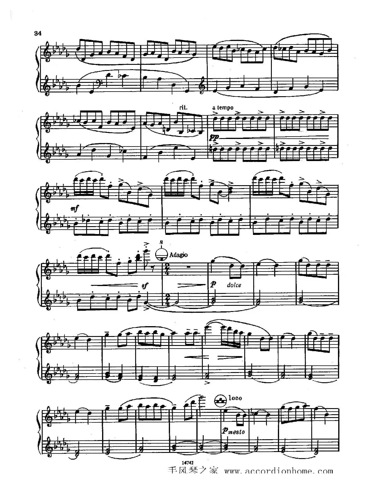 佐罗塔耶夫-六首儿童组曲之二