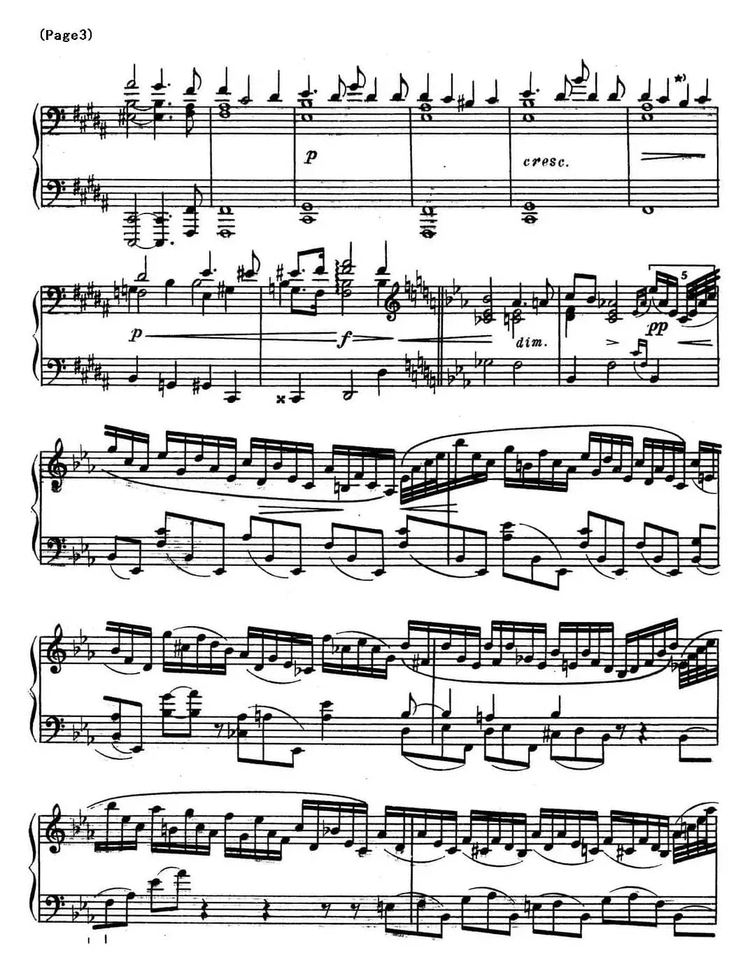 斯克里亚宾8首钢琴练习曲 Op42（No.8 Alexander Scriabin Etudes）