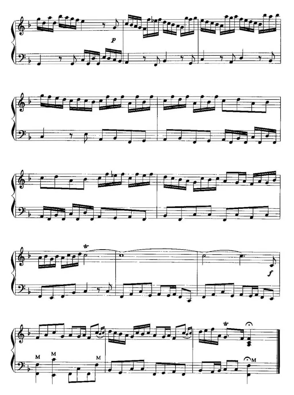 手风琴复调作品：随想曲