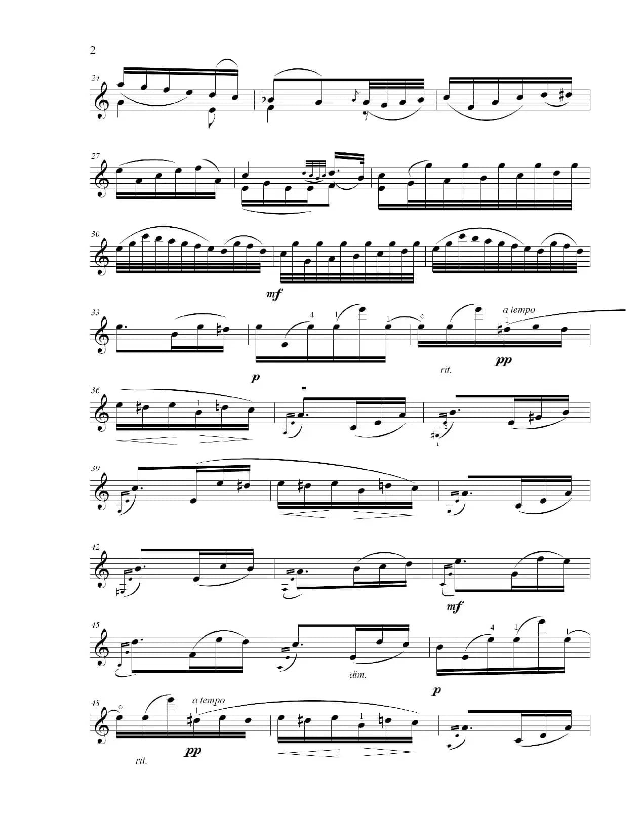 献给爱丽丝（无伴奏小提琴独奏）