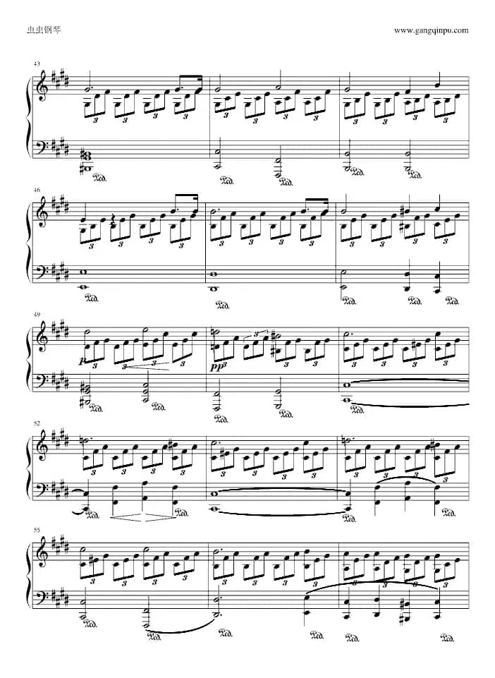 月光奏鸣曲（1，2，3乐章）