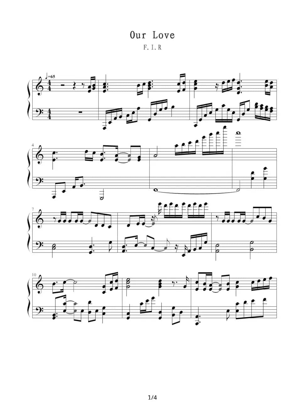 我们的爱（演奏版）